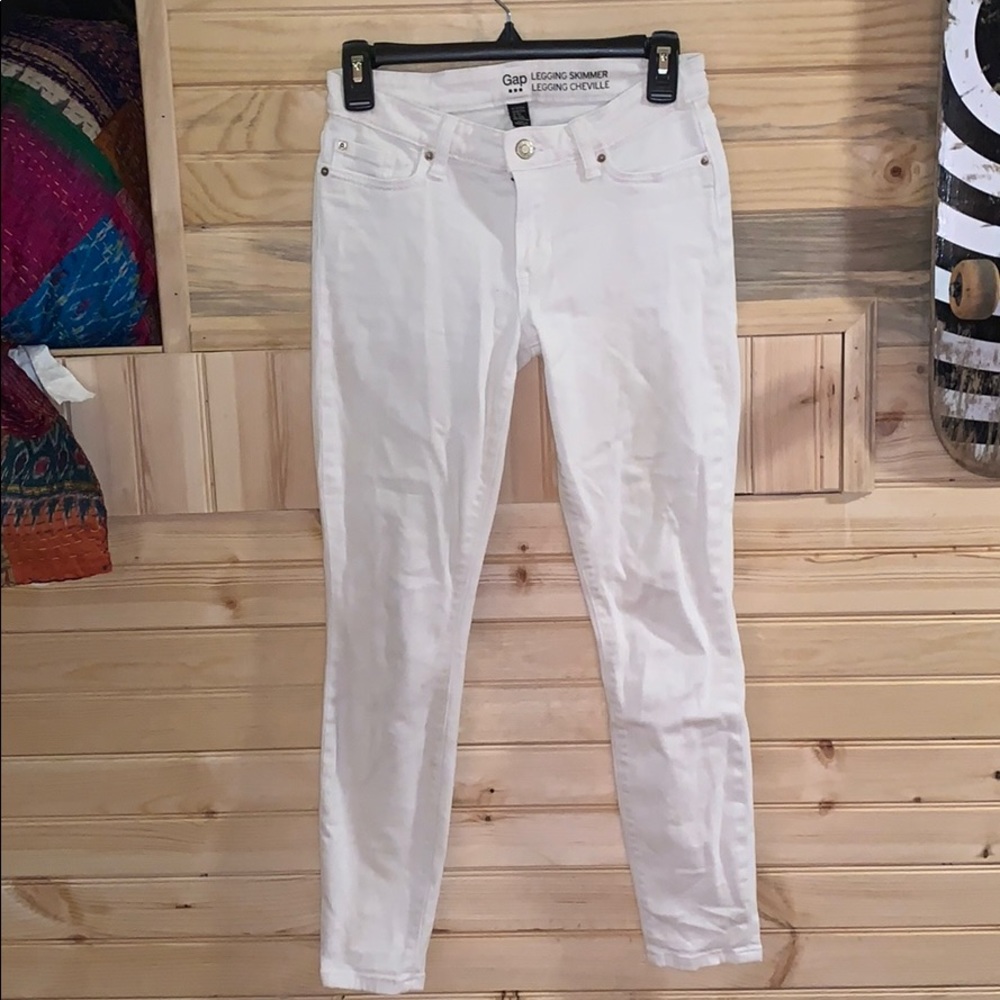 Gap White Jeggings